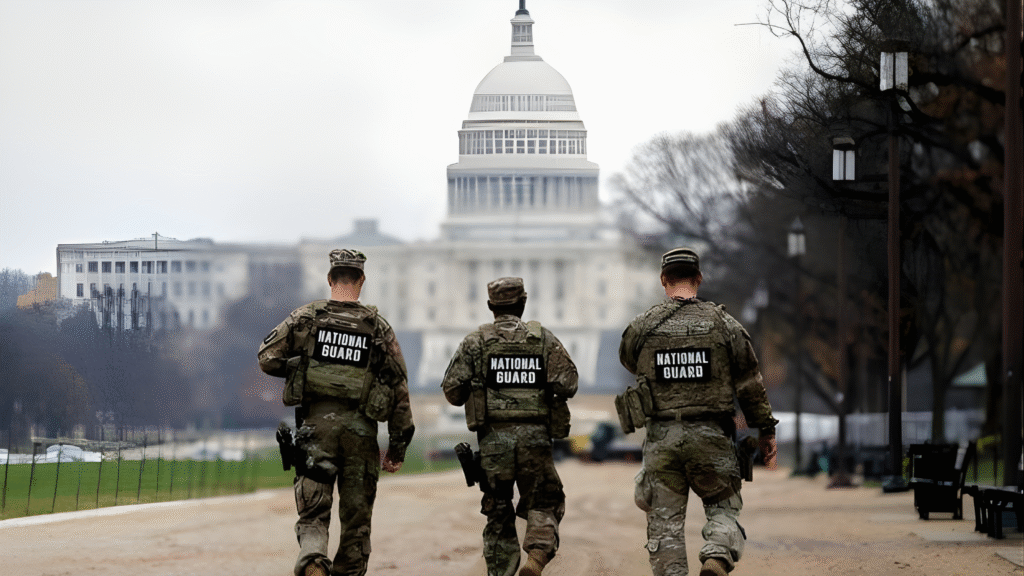 Shooting at National Guard near White House in USA , امریکا، وائٹ ہاؤس کے قریب نیشنل گارڈز پر فائرنگ